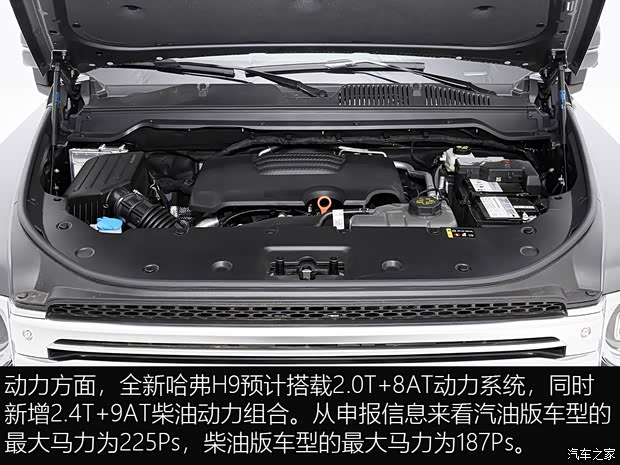 长城汽车 哈弗H9 2024款 2.0T 汽油四驱极境版
