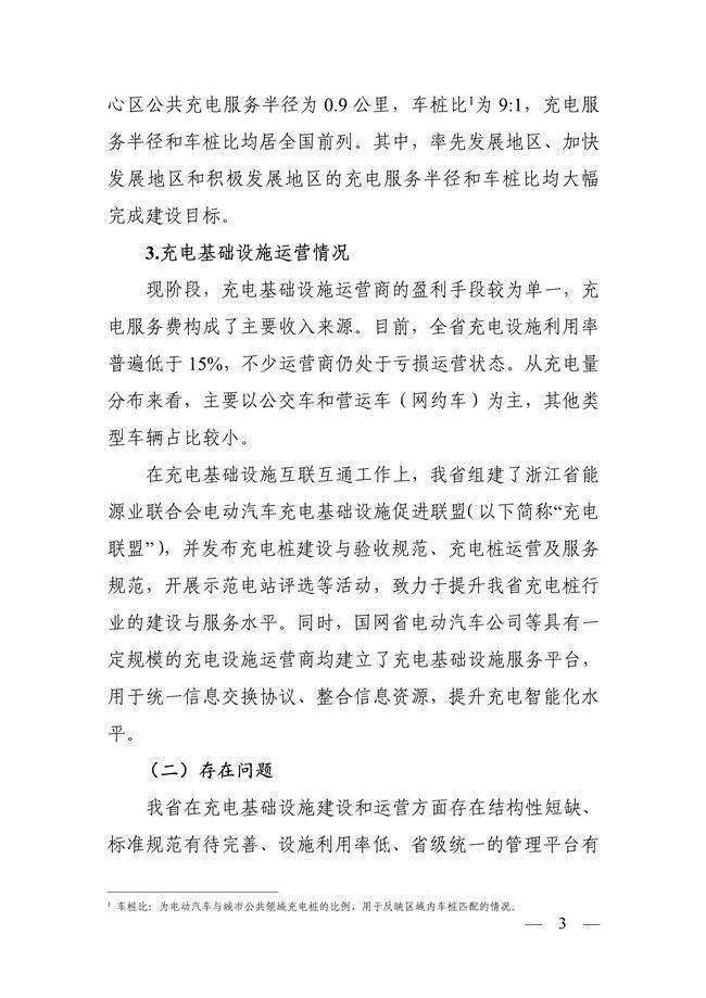 浙江省：2025年建成公共领域充换电站6000座以上
