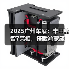 2025广州车展：丰田铂智7亮相，搭载鸿蒙座舱（图2）
