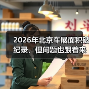 2026年北京车展面积破纪录，但问题也跟着来了（图2）