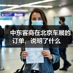 中东客商在北京车展的订单，说明了什么（图3）