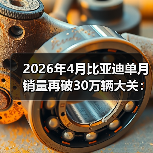 2026年4月比亚迪单月销量再破30万辆大关：这次谁在焦虑？（图1）
