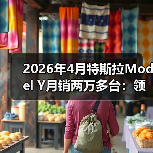 2026年4月特斯拉Model Y月销两万多台:领头羊的成色与隐忧(图2) 2026年4月特斯拉Model Y月销两万多台:领头羊的成色与隐忧(图2)