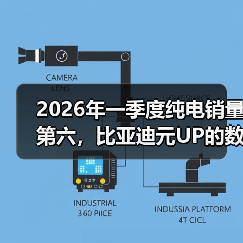 2026年一季度纯电销量第六,比亚迪元UP的数字到底意味着什么(图2) 2026年一季度纯电销量第六,比亚迪元UP的数字到底意味着什么(图2)