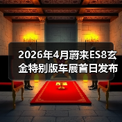 2026年4月蔚来ES8玄金特别版车展首日发布：三招看穿它是真香还是噱头（图1）