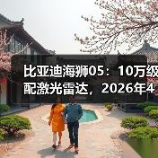 比亚迪海狮05：10万级配激光雷达，2026年4月值不值？（图3）