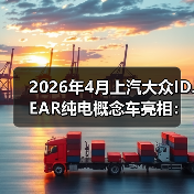 2026年4月上汽大众ID.EAR纯电概念车亮相：一个效率信号？（图3）
