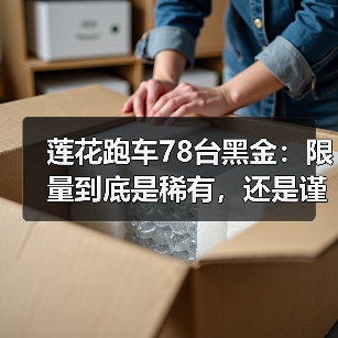 莲花跑车78台黑金:限量到底是稀有,还是谨慎?(图2) 莲花跑车78台黑金:限量到底是稀有,还是谨慎?(图2)