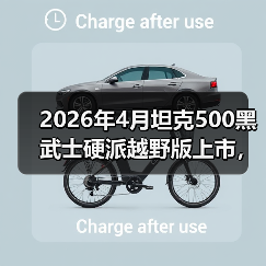 2026年4月坦克500黑武士硬派越野版上市,我真服了,这么改不怕翻车?(图4) 2026年4月坦克500黑武士硬派越野版上市,我真服了,这么改不怕翻车?(图4)