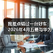 我差点错过一台好车：2026年4月五菱与华为打造华境S大六座SUV（图2）