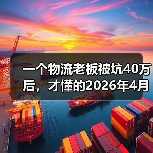 一个物流老板被坑40万后,才懂的2026年4月加拿大对华卡车启动双反调查(图1) 一个物流老板被坑40万后,才懂的2026年4月加拿大对华卡车启动双反调查(图1)