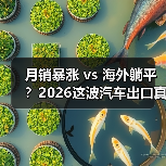 月销暴涨 vs 海外躺平？2026这波汽车出口真相有点刺痛（图4）