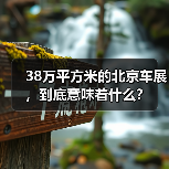 38万平方米的北京车展，到底意味着什么？（图2）