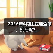 2026年4月比亚迪登顶,然后呢?(图4) 2026年4月比亚迪登顶,然后呢?(图4)
