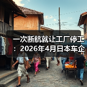 一次断航就让工厂停工:2026年4月日本车企九州工厂的教训(图4) 一次断航就让工厂停工:2026年4月日本车企九州工厂的教训(图4)