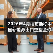 2026年4月福布斯称中国新能源出口重塑全球格局，你还在用燃油车思维赚钱？（图3）