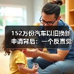 152万份汽车以旧换新申请背后:一个反直觉的消费信号(图1) 152万份汽车以旧换新申请背后:一个反直觉的消费信号(图1)