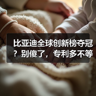 比亚迪全球创新榜夺冠?别傻了,专利多不等于能赢(图1) 比亚迪全球创新榜夺冠?别傻了,专利多不等于能赢(图1)
