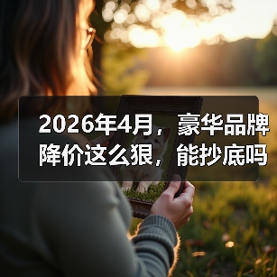 2026年4月,豪华品牌降价这么狠,能抄底吗?(图4) 2026年4月,豪华品牌降价这么狠,能抄底吗?(图4)