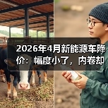 2026年4月新能源车降价:幅度小了,内卷却没停(图2) 2026年4月新能源车降价:幅度小了,内卷却没停(图2)
