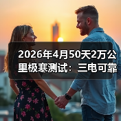 2026年4月50天2万公里极寒测试:三电可靠性到底谁在吹牛?(图4) 2026年4月50天2万公里极寒测试:三电可靠性到底谁在吹牛?(图4)