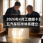 2026年4月工信部十五五汽车标准体系建立:为什么越懂车的越头疼?(图2) 2026年4月工信部十五五汽车标准体系建立:为什么越懂车的越头疼?(图2)