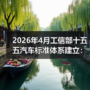 2026年4月工信部十五五汽车标准体系建立:为什么越懂车的越头疼?(图4) 2026年4月工信部十五五汽车标准体系建立:为什么越懂车的越头疼?(图4)
