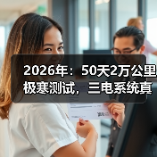 2026年:50天2万公里极寒测试,三电系统真的可靠了吗?(图4) 2026年:50天2万公里极寒测试,三电系统真的可靠了吗?(图4)