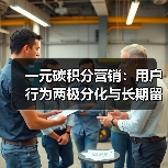 一元碳积分营销:用户行为两极分化与长期留存难题(图1) 一元碳积分营销:用户行为两极分化与长期留存难题(图1)