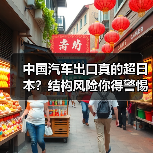 中国汽车出口真的超日本?结构风险你得警惕(图1) 中国汽车出口真的超日本?结构风险你得警惕(图1)