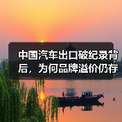 中国汽车出口破纪录背后,为何品牌溢价仍存差距?(图3) 中国汽车出口破纪录背后,为何品牌溢价仍存差距?(图3)