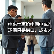 中东土豪抢中国电车？环保只是借口，成本才是王道（图2）