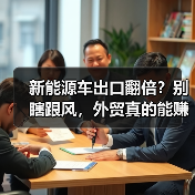 新能源车出口翻倍？别瞎跟风，外贸真的能赚吗（图4）