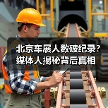 北京车展人数破纪录？媒体人揭秘背后真相（图4）