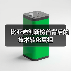 比亚迪创新榜首背后的技术转化真相(图1) 比亚迪创新榜首背后的技术转化真相(图1)