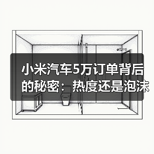 小米汽车5万订单背后的秘密:热度还是泡沫?(图1) 小米汽车5万订单背后的秘密:热度还是泡沫?(图1)