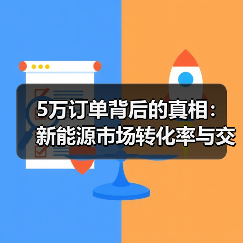 5万订单背后的真相:新能源市场转化率与交付挑战(图2) 5万订单背后的真相:新能源市场转化率与交付挑战(图2)