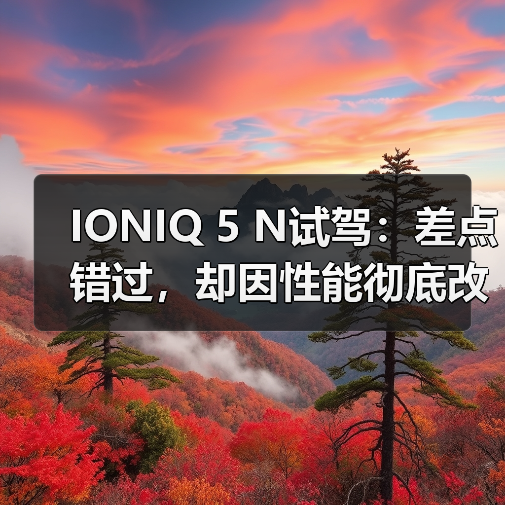 IONIQ 5 N试驾:差点错过,却因性能彻底改观(图2) IONIQ 5 N试驾:差点错过,却因性能彻底改观(图2)