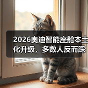 2026奥迪智能座舱本土化升级，多数人反而踩坑？（图3）