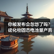 你被发布会忽悠了吗?硫化物固态电池量产真相揭露(图3) 你被发布会忽悠了吗?硫化物固态电池量产真相揭露(图3)