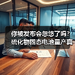 你被发布会忽悠了吗?硫化物固态电池量产真相揭露(图4) 你被发布会忽悠了吗?硫化物固态电池量产真相揭露(图4)