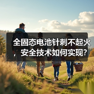 全固态电池针刺不起火,安全技术如何实现?(图3) 全固态电池针刺不起火,安全技术如何实现?(图3)