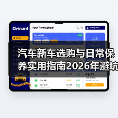 汽车新车选购与日常保养实用指南2026年避坑攻略(图4) 汽车新车选购与日常保养实用指南2026年避坑攻略(图4)