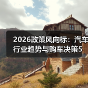 2026政策风向标:汽车行业趋势与购车决策5大方法(图1) 2026政策风向标:汽车行业趋势与购车决策5大方法(图1)