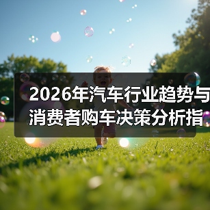 2026年汽车行业趋势与消费者购车决策分析指南(图3) 2026年汽车行业趋势与消费者购车决策分析指南(图3)