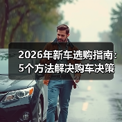 2026年新车选购指南:5个方法解决购车决策难题(图1) 2026年新车选购指南:5个方法解决购车决策难题(图1)