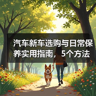 汽车新车选购与日常保养实用指南,5个方法避坑(图3) 汽车新车选购与日常保养实用指南,5个方法避坑(图3)