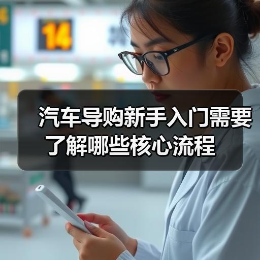 汽车导购新手入门需要了解哪些核心流程