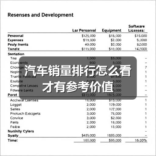 汽车销量排行怎么看才有参考价值