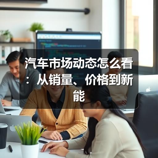 汽车市场动态怎么看:从销量、价格到新能源趋势的实用判断